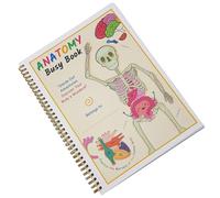 THINCAN Anatomie humaine interactive Accessoires de livre d'affaires pour les enfants qui s'intéressent aux parties du corps et aux multifonctions pour apprendre de 6 à 8 ans