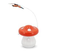 THINCAN Animal de compagnie pour chat Teaser durable avec base fixe Jouet réaliste pour dresseur papillon Attrape-animaux de compagnie