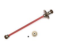 THINCAN Arbre d'entraînement en métal Pièce différentielle Boîte de transmission pour 1:12 1:14 14 144001 Pièce et accessoires de voiture à distance