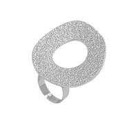 THINCAN Bagues ouvertes réglables Texture martelée à la main Bagues de doigt irrégulières uniques Alliage métallique Bijoux de déclaration pour femmes Ensemble empilable à la mode, Comme décrit