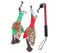 THINCAN Baguette magique extensible pour chien - Avec jouet couineur - Jouet interactif pour chien de petite et moyenne taille