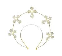 THINCAN Bandeau fait à la main Halos Déesse Gothique Couronne Filigree pour Mariage Mariée Photo Accessoires Cheveux Cosplay