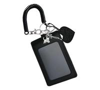 THINCAN Beau porte-photo en cuir synthétique pour chat - Couvertures de cartes - Claviers - Mallette pour cartes photo - Porte-cartes - Protecteurs - Belles arches de bus pour chat