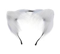 THINCAN Beaux renards en forme d'oreilles de cheveu Hoop Cosplay Personnage Anime Bandeau Live Broadcast Cosplay Couvre-chef pour adolescente femme