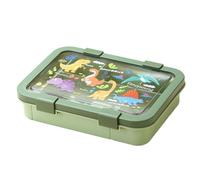 THINCAN Boîte à bentos pour enfants à thème thématique pour enfants pour et anti-fuite 1500 ml micro-ondes coffre-fort déjeuner récipient avec accessoires réducteur