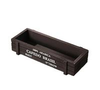 THINCAN Boîtes rétro Caisses Outils Sundies Mallette de rangement multifonction Support en bois pour plantes d'intérieur Planteur rétro Planteur succulents Jardin Planteur