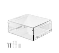 THINCAN Boîtier de support acrylique amélioré pour le couvercle de montage mural avec commutateur d'alimentation au bas accès et configurations simples