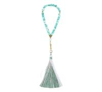 THINCAN Bracelet de perles de prière musulmanes colorées en verre fabriqué à la main Tasbih pour une utilisation quotidienne et des cérémonies religieuses