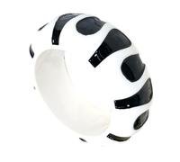 THINCAN Bracelet en résine d'impression point de mode pour filles bijou portable robuste cadeau idéal pour les vêtements de tous les jours Bracelet sensible doux pour la peau, taille unique, Comme