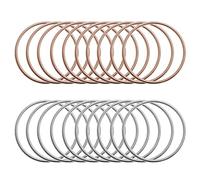THINCAN Bracelet en spirale 20 voies pour femmes Bobines Bijoux Bracelet en acier au carbone Guitare Corde Argent Métal Bracelets pour filles