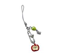 THINCAN Breloque 3D à la mode en perle de fruit faite à la main pour trousseau de clés ajoute de la personnalité aux étuis de téléphone et aux accessoires pour filles