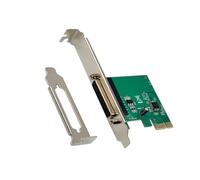 THINCAN Carte d'extension PCIe vers port parallèle PCIe vers DB25 Installation facile Carte d'expansion pratique Pince à profil bas Connecteur parallèle