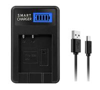 THINCAN Chargeur de batterie USB pour appareils photo Cyber Shot DSCT110 DSCT99 DSCTF1 DSCTX30 DSCTX20 DSCTX200V DSCTX10 Facile à utiliser