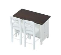 THINCAN Charm 1/12 échelle miniature Pub Ensemble de meubles de table et de chaise pour maisons de poupée et scène de projet d'artisanat dans cet accessoire chaise miniature