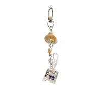 THINCAN Charme élégant Belles coquilles de poisson tropical pour les cadeaux qui sont donnés pour les cadeaux ou comme accessoire mobile élégant sac d'utilisation quotidienne et porte-clés, Boucle de