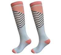 THINCAN Chaussettes de compression unisexes Taille Chaussettes de football Ajustement œdème médical Marath0n Varices Conduite d'adaptation au football Œdème médical