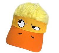 THINCAN Cheveux accrocheurs Chapeau de costume drôle Construction en fibre synthétique pour festivals, fêtes et cosplay Accessoire de costume unisexe amusant
