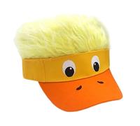 THINCAN Cheveux accrocheurs Chapeau de costume drôle Construction en fibre synthétique pour festivals, fêtes et cosplay Accessoire de costume unisexe amusant