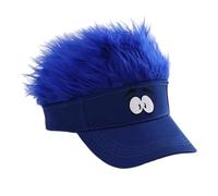THINCAN Cheveux accrocheurs Chapeau de costume drôle Construction en fibre synthétique pour festivals, fêtes et cosplay Accessoire de costume unisexe amusant