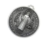 THINCAN Chrétiens Foi Circulaire Pendentif Chrétien Boîte de Dévotion