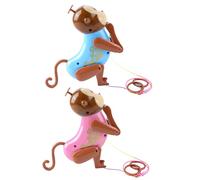 THINCAN Clockwork Corde d'escalade Jouet singe pour s'amuser créatif Jouet de printemps pour enfants Apprendre à apprendre à faire des compétences motrices fines pour les chats sur les enfants Robots