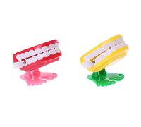 THINCAN Clockwork Jumping Denture Jouet éducatif Dentiste Bureau Décoration Jeu de cordes