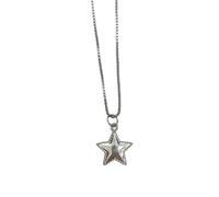 THINCAN Collier Pendentif Coeur/Étoile/Papillon Collier Hip Hop Rétro Collier Charme en Forme de Coeur Haute Personnalité de Rue Bijoux