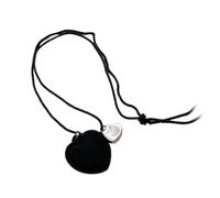 THINCAN Collier Pendentif Cœur Tendance Collier Pull Long Structure de Jonction de Chaîne Convient aux Styles Uniques Correspondants