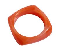 THINCAN Coloré Carré Géométrique Épais Bracelet en Résine Irrégulière Boutons de Manchette Accessoires Déclaration Bijoux Magiques pour Femmes Tendance Accessoires de Bijoux Géométriques