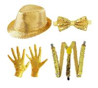 THINCAN Costume de Star Dances - Années 80 - 90 - Costume de scène - Cosplay - Fête d'Halloween - Jeu de rôle - Adulte - Hommes Femmes