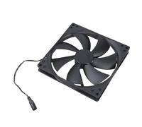 THINCAN DC12V 180 mm Valise d'ordinateur Ventilateur à double roulement à billes 1800 tr/min Ventilateur de refroidissement pour routeur, armoire de modem, ventilation de cuisine, salle de bain