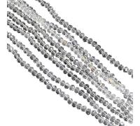 THINCAN Différentes perles de verre - Accessoire personnalisé - Perles à facettes artificielles - Perles de verre uniques pour l'artisanat de bijoux élégant