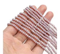 THINCAN Différentes perles de verre - Accessoire personnalisé - Perles à facettes artificielles - Perles de verre uniques pour l'artisanat de bijoux élégant