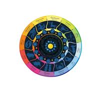 THINCAN Divinations Mat Constellations Coussin pour cartes de tarot autels astrologie pendule Tapis pour la guérison divine