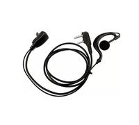 THINCAN Écouteurs avec réduction du bruit - Style réglable - Microphone pour radios bidirectionnelles UV5R et BF888S - Crochet d'oreille réglable