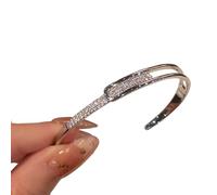 THINCAN Élégant bracelet brisé irrégulier Bracelet portable Chaîne de main élégante Charme d'amour réglable pour les femmes à la mode