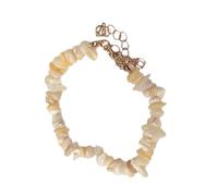 THINCAN Élégant bracelet en tourmaline fait à la main pour femme - Bijou en pierre naturelle - Design baroque - Portable - Pour fête ou mariage