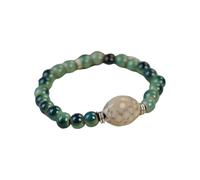 THINCAN Élégant bracelet fait main perles poignet bijoux bracelet céramique texture parfait pour un ami ou un amoureux cadeau