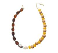 THINCAN Élégant collier de perles baroques avec des formes irrégulières uniques pour les femmes à la mode dans les œuvres d'art
