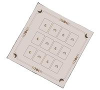 THINCAN Élégant tapis de probabilité portable en velours avec des œuvres d'art mystiques pour les méditations spirituelles et la décoration de la maison Couverture de table mystique