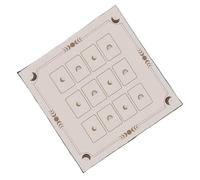 THINCAN Élégant tapis de probabilité portable en velours avec des œuvres d'art mystiques pour les méditations spirituelles et la décoration de la maison Couverture de table mystique