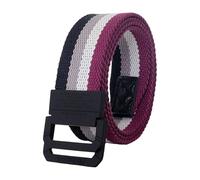 THINCAN Élégante ceinture arc-en-ciel large tenue élégante polyvalente pour la mode du quotidien Boucle en métal large, 4 couleurs à rayures G, taille unique