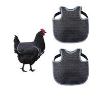 THINCAN Ensemble de vêtements de volaille en tissu de 2 housses de poule résistantes à l'humidité pour éviter les pertes et les blessures Housse imperméable pour poulets