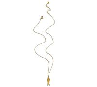 THINCAN Ensemble élégant de bijoux chauffants de poisson - Colliers d'usure confortables et étanches - Idéal pour les excursions à la plage et les occasions spéciales - Collier pendentif poisson