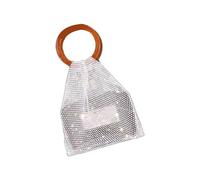 THINCAN Ensemble élégant de diamants tissés à la main à motifs avec intérieur qui sont faits à la main pour les cosmétiques ou les bouteilles de champagne sont faits à la main sac de rangement