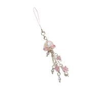 THINCAN Étoile élégante et treuil perlé carillons chiffres étoile et treuil perlé Chimes lanière de téléphone pour améliorer votre espace de vie Accessoires de bijoux tendance