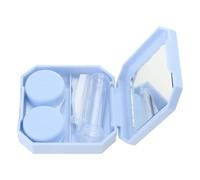 THINCAN Étui pour lentilles de contact avec les yeux - Piston - Ventouse - Zone de voyage - Outil de retrait sûr de l'objectif - Utilisation quotidienne, bleu, Taille unique, Beauté de masse