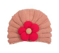 THINCAN Fashion Infant Charm Doux Tricot Laine Bonnet Bébé Costume Décors Cheveux Turban Accessoires Anniversaire Cadeau