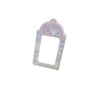 THINCAN Femmes Dessin animé Grande carte postale Porte-cartes Porte-cartes Étui en plastique Idole coréenne Photo Display Étui pour cartes Cadeau, Cow Meow