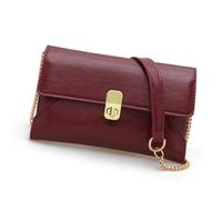 THINCAN Femmes Sac à Bandoulière Styles Français Sac à Main Tout Correspondance Sac sous Bras Rétro Aisselles Cuir PU Trajets Femmes Simple Aisselle, rouge